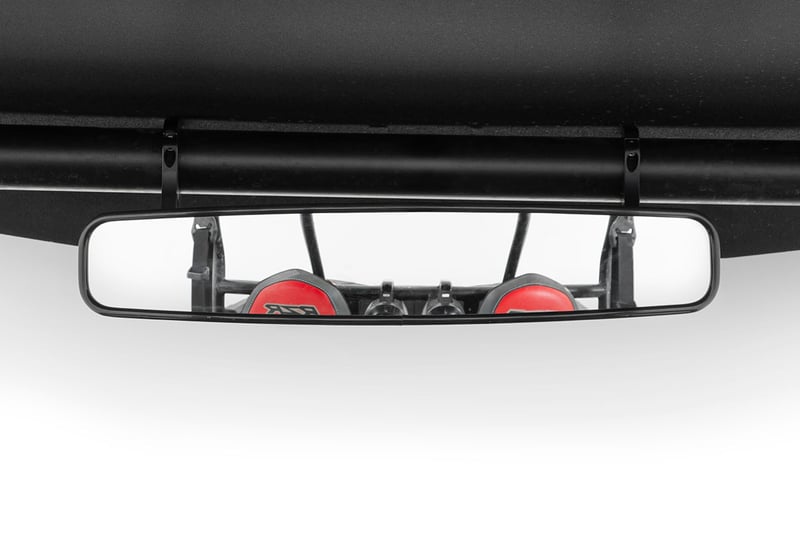 RC UTV Rear View Mirror | Convex | 17" x 3" | 1.75" Mount (manufacturer page)