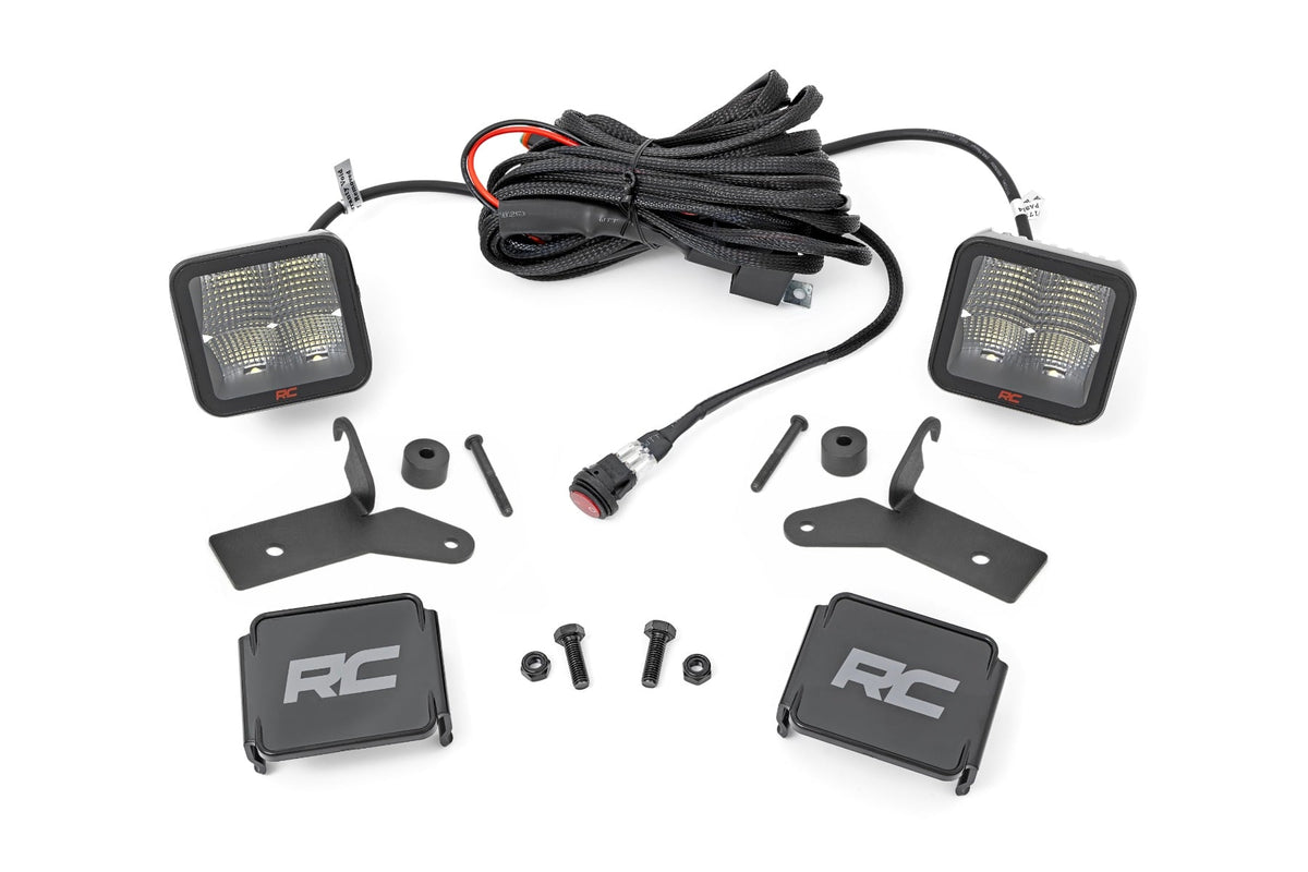 LED Light Kit | Hinge Mount | 2" Spectrum Pair | Jeep Gladiator JT/Wrangler JL (18-26) - Lighting & Acc (Image 1 of 6)