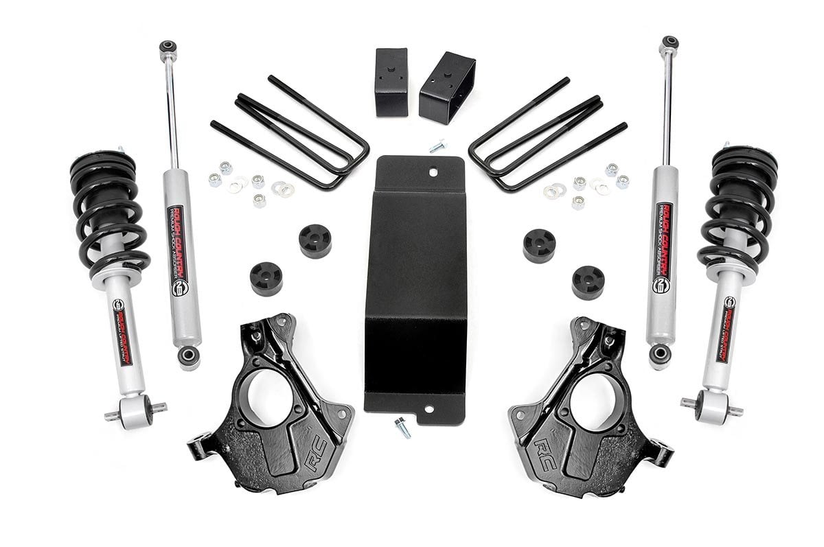 3.5 Inch Lift Kit | Cast Steel LCA| N3 Strut | Chevy/GMC 1500 (07-13) - Susp Lift Kits 4wd