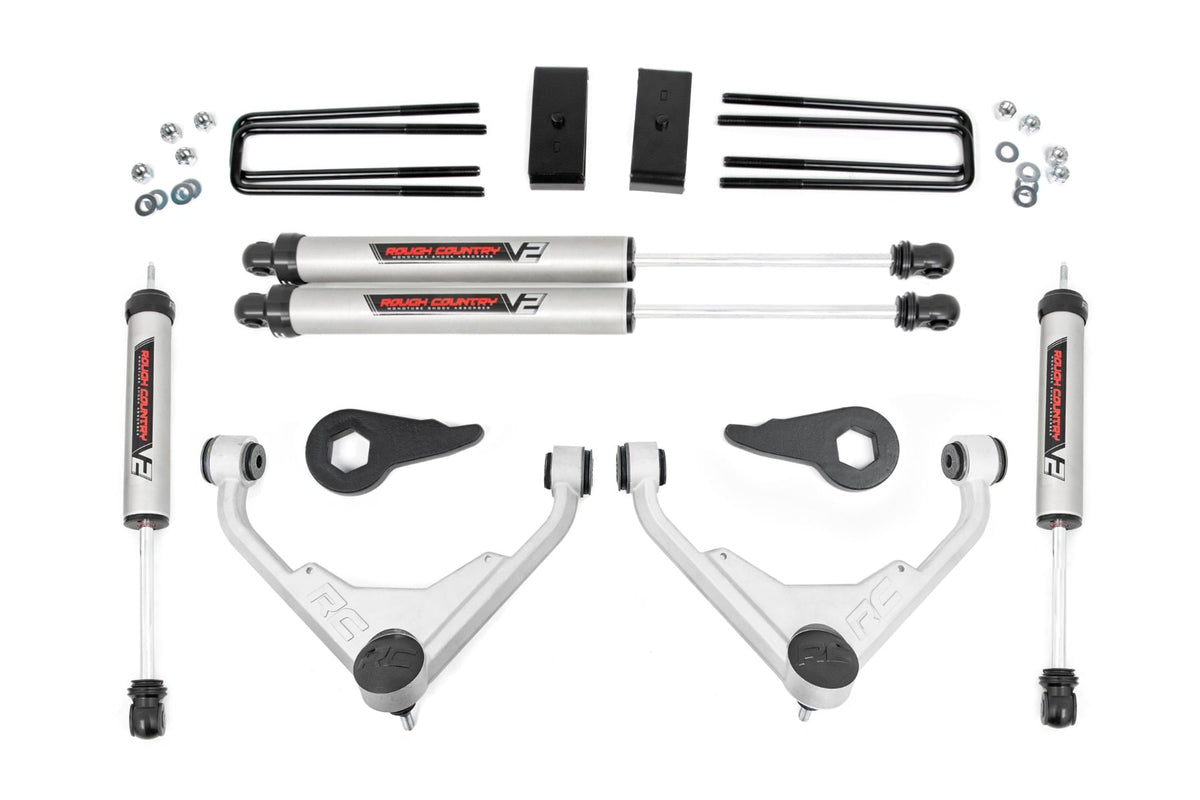 3 Inch Lift Kit | FT Code | V2 | Chevy/GMC 2500HD/3500HD/Suburban 2500/Yukon XL 2500 (01-10) - Susp Lift Kits 4wd