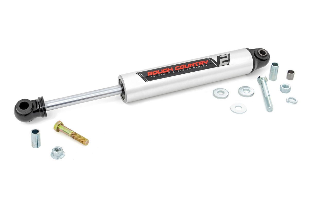Rough Country 8731170 V2 Steering Stabilizer | Chevy/GMC 2500HD/3500HD (11-15) - Image 1