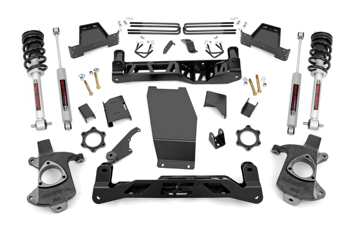 Rough Country 22632 6 Inch Lifit Kit | Cast Steel | N3 Struts | Chevy/GMC 1500 (14-18 & Classic) - Image 1