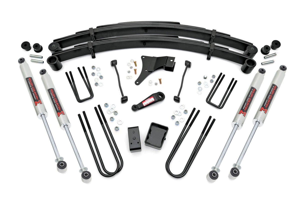 Rough Country 49340 6 Inch Lift Kit | Rear Blocks | M1 | Ford F-250/F-350 Super Duty 4WD (1999) - Image 1