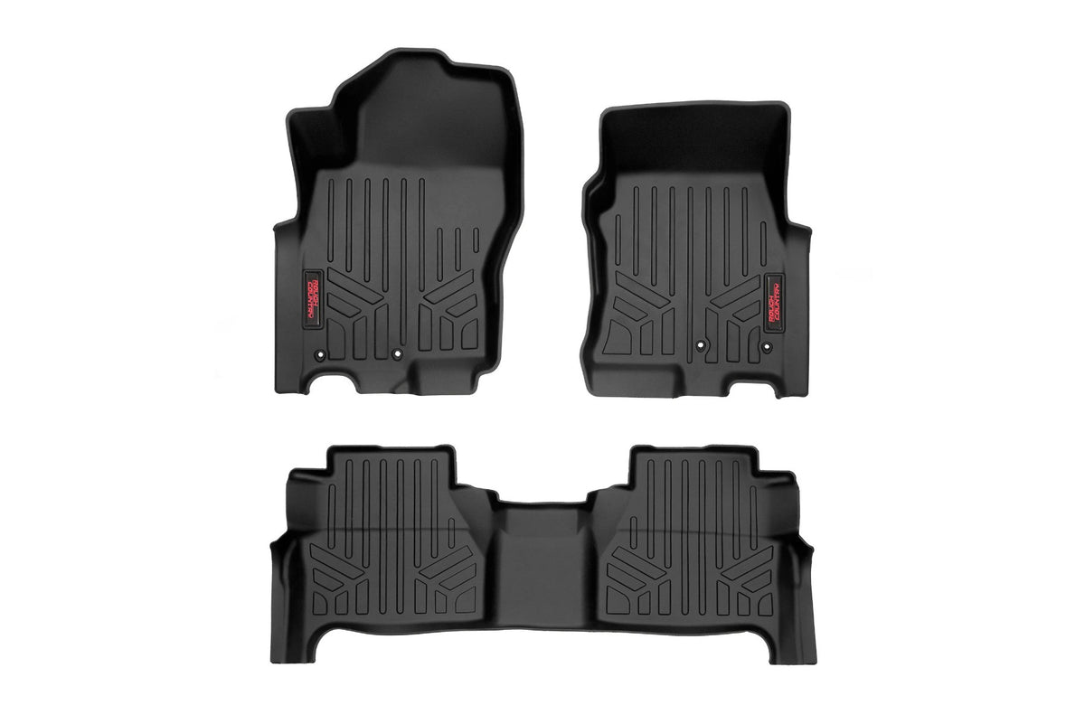 Floor Mats | FR & RR | Crew Cab | Nissan Frontier 2WD/4WD (2022-2026) - Interior & Mats (Image 1 of 5)
