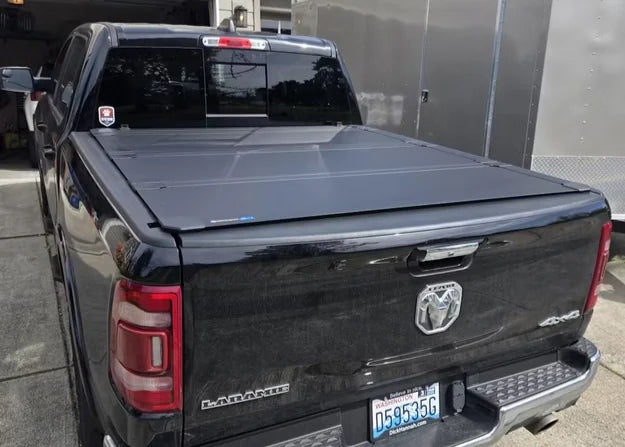 Worksport AL4 Flip-Up Quad-Fold Hard Tonneau Cover | Nissan Frontier W-O, 2005-2021, 6'0" Bed (4958160) - Image