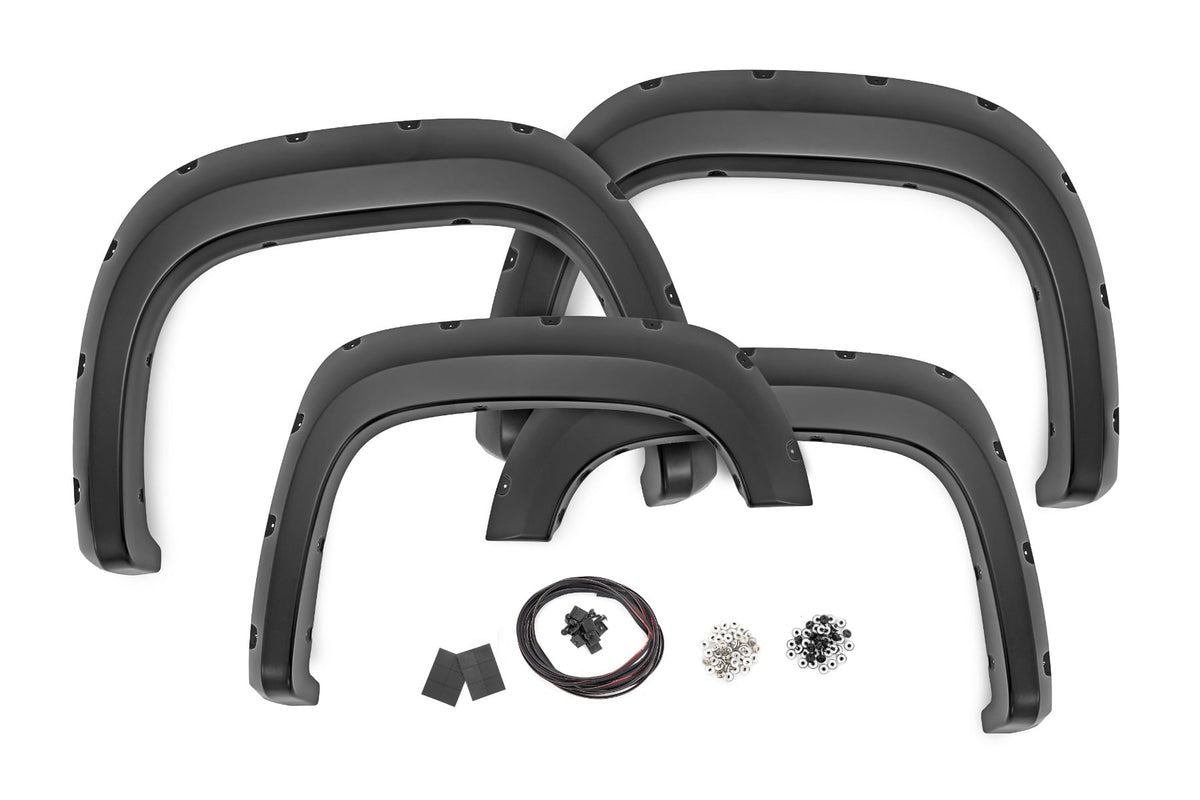 RC Pocket Fender Flares | 5'9" Bed | GAZ Summit White | GMC Sierra 1500 (07-13) (manufacturer page)