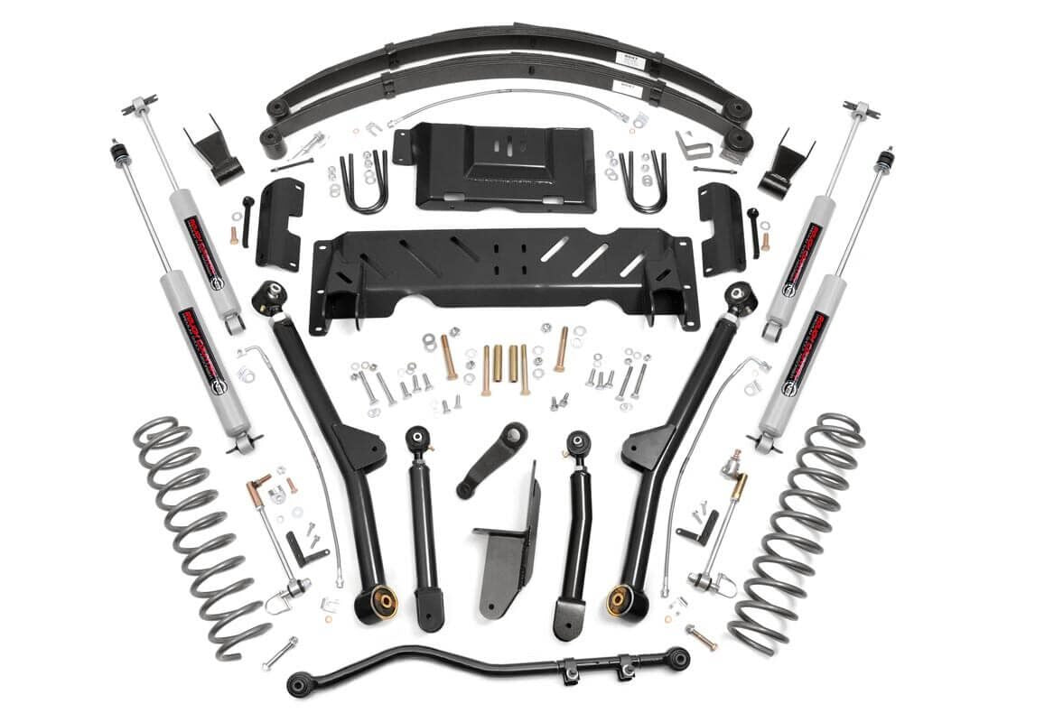 RC 6.5 Inch Lift Kit | Long Arm | NP242 | Jeep Cherokee XJ 4WD (1984-2001) (manufacturer page)