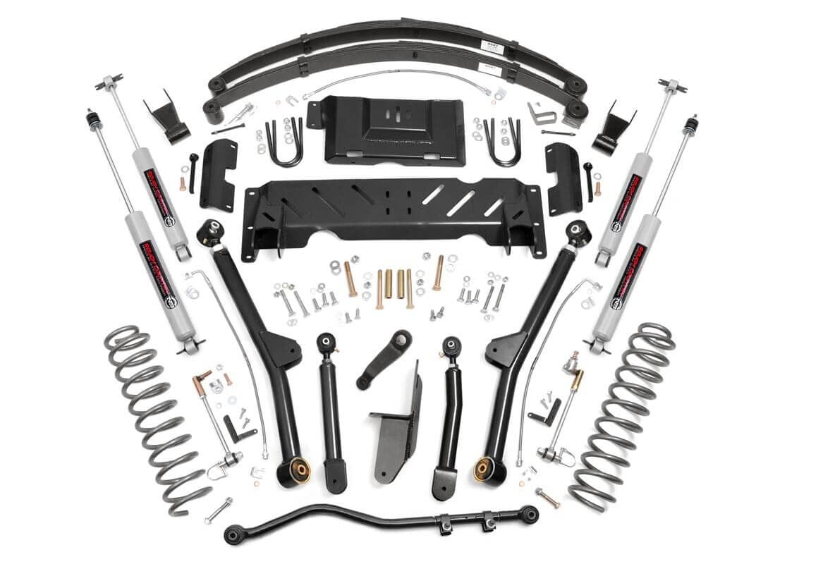 6.5 Inch Lift Kit | Long Arm | NP242 | Jeep Cherokee XJ 4WD (1984-2001) - Susp Lift Kits 4wd (Image 1 of 5)