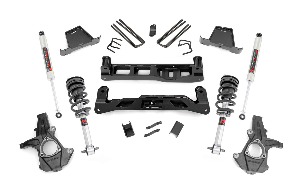 Rough Country 26340 7.5 Inch Lift Kit | M1 Struts/M1 | Chevy/GMC 1500 (07-13) - Image 1