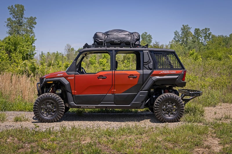 RC Roof Rack | 40" Black Single Row | Polaris XPEDITION ADV 5 (manufacturer page)