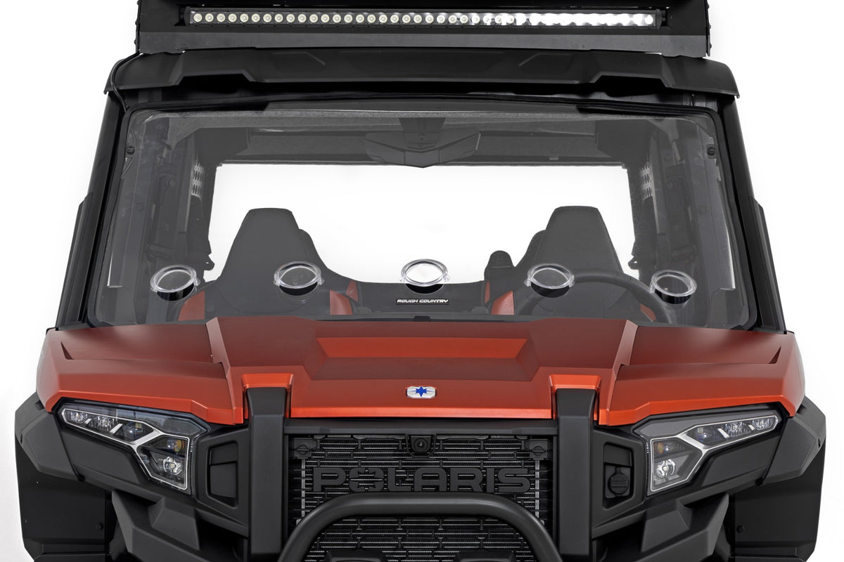 Rough Country 98202410 Vented Full Windshield | Scratch Resistant | Polaris XPEDITION XP/XPEDITION XP 5 - Image 2