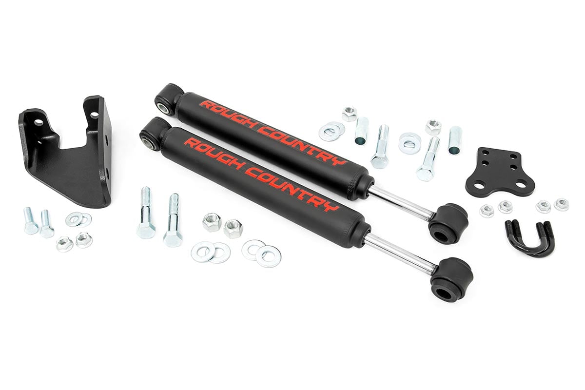 Dual Steering Stabilizer | 4-6.5 Inch Lift | Jeep Wrangler YJ 4WD (1987-1995) - Shocks & Stabilizers (Image 2 of 3)