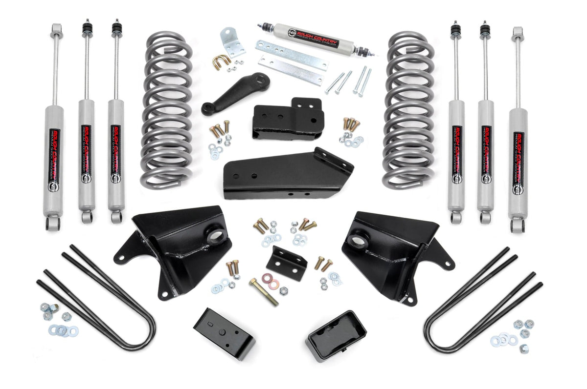 RC 4 Inch Lift Kit | Quad Front Shocks | Rear Springs | Ford Bronco 4WD (80-96) (manufacturer page)