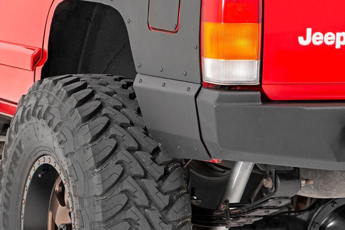 Rough Country 10573 Quarter Panel Armor | Rear | Jeep Cherokee XJ 2WD/4WD (1984-1996) - Image 2