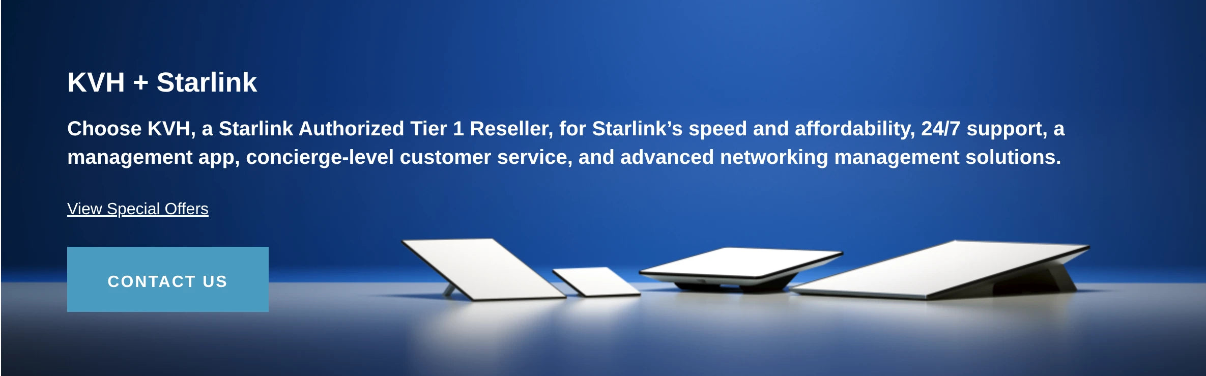 Choose KVH Starlink Authorized Tier 1 Reseller - In-Motion Satellite Internet & Professional Upfit