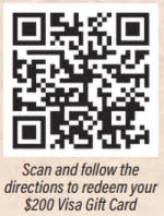Scan for $200 Visa Gift Card Rebate